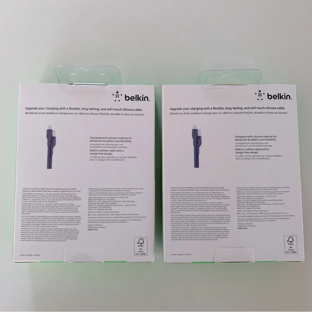 Belkin Boost Charge Flex USB-A Cable with Lightning Connector